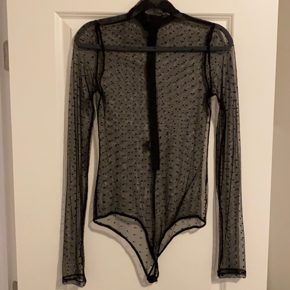 Vestique sheer body suit